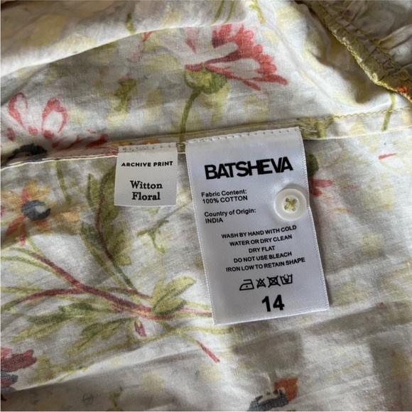 NWOT Batsheva x Laura Ashley Plus Sz 14 Kipp Skirt in Witton Floral - Picture 9 of 9